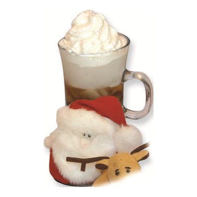 Plush Santa Set of Four Attachable Coasters – view 2