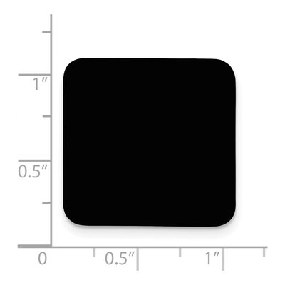 Black Anodized Aluminum Engravable Plates, Set of 6 – view 2