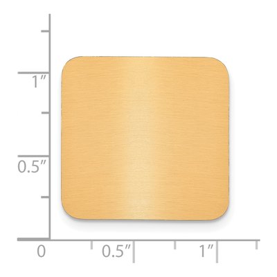 1" x 1" Copper Aluminum Plates, Set of 6 – view 2