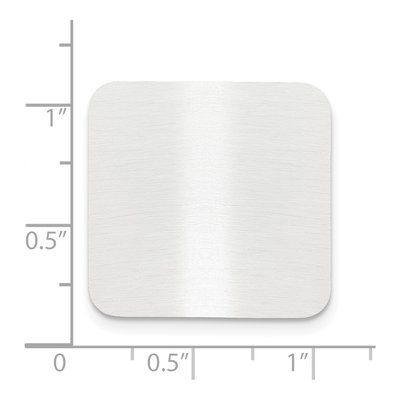 Satin Aluminum Engravable Plates, Set of 6 – view 2