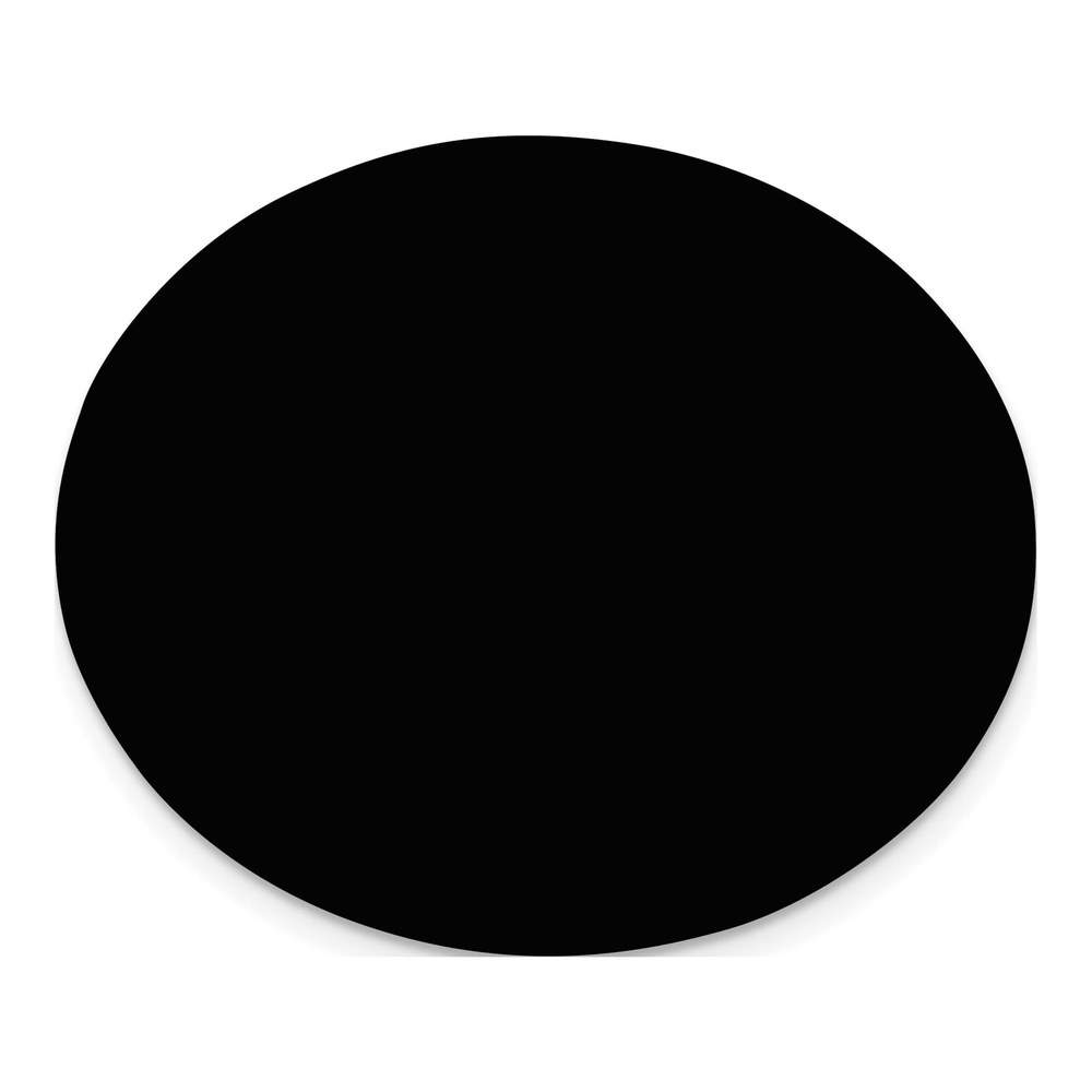 Black Anodized Aluminum Oval Plates - Set of 6