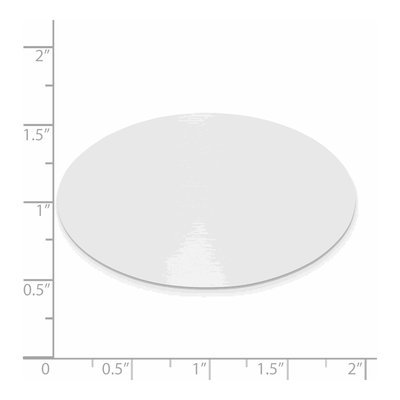 Oval Polished Aluminum Plates - Set of 6, Engravable – view 2