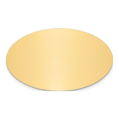 Oval Brass Plates Set of 6