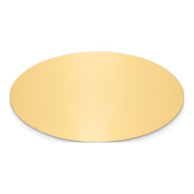 Oval Brass Engravable Plates, Set of 6