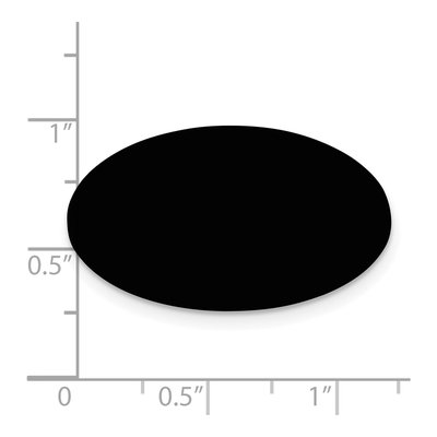 Black Anodized Aluminum Oval Plates, Set of 6 – view 2