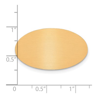 Oval Copper Aluminum Engraving Plates, Set of 6 – view 2