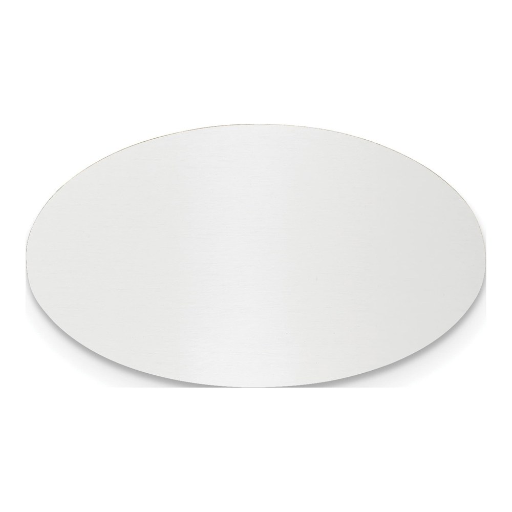 Oval Aluminum Engraving Plates - Set of 6