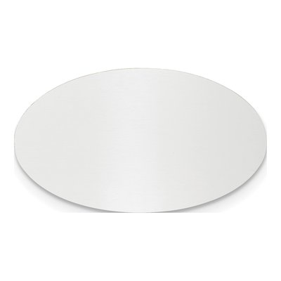 Oval Aluminum Engraving Plates - Set of 6