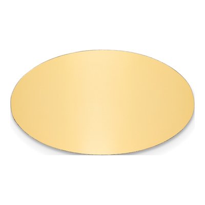 Brass Oval Engravable Plates, Set of 6