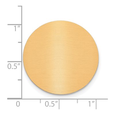 1x1 Round Copper Aluminum Plates - Set of 6 – view 2