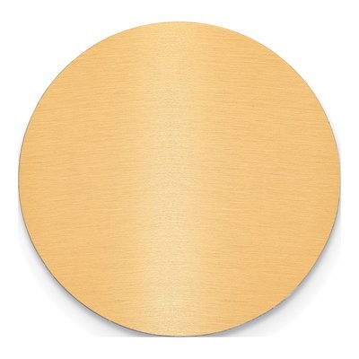 1x1 Round Copper Aluminum Plates - Set of 6