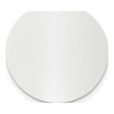 1" Round Polished Aluminum Plates, Set of 6