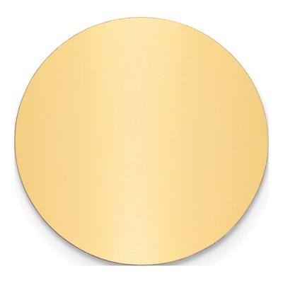 Round Brass Engraving Plates, Set of 6