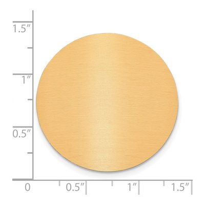 Round Copper Aluminum Engraving Plates, Set of 6 – view 2