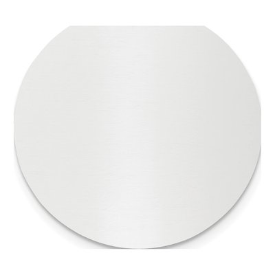 Engravable Round Aluminum Plates, Set of 6