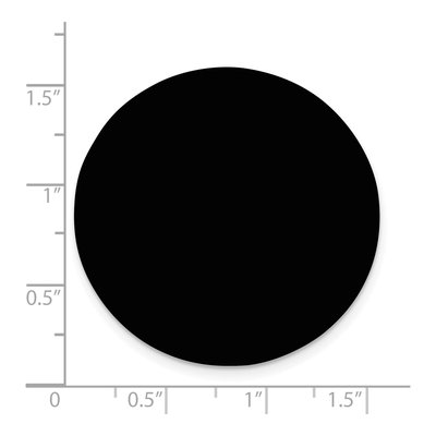 Round Black Anodized Aluminum Plates, Set of 6 – view 2