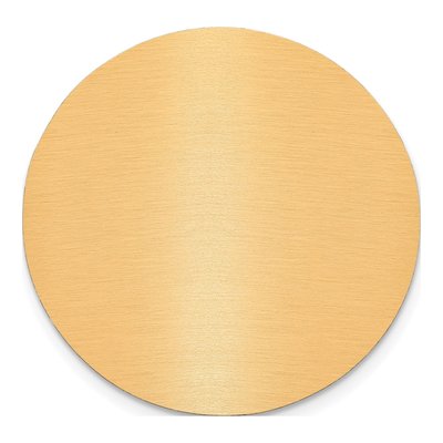 1.5" Round Copper Aluminum Engraving Plates, Set of 6