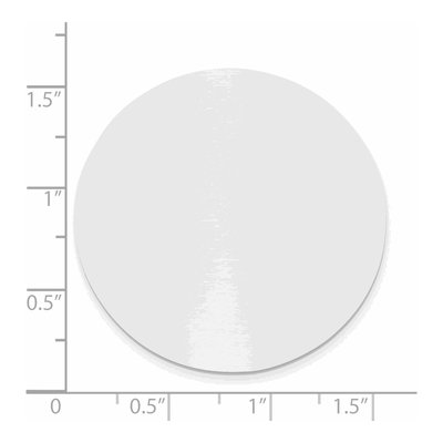 Engravable Round Aluminum Plates – view 2