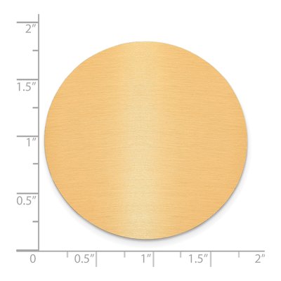 Round Copper Aluminum Engraving Plates, Set of 6 – view 2