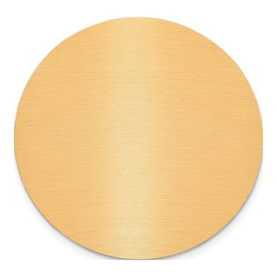 Round Copper Aluminum Engraving Plates, Set of 6