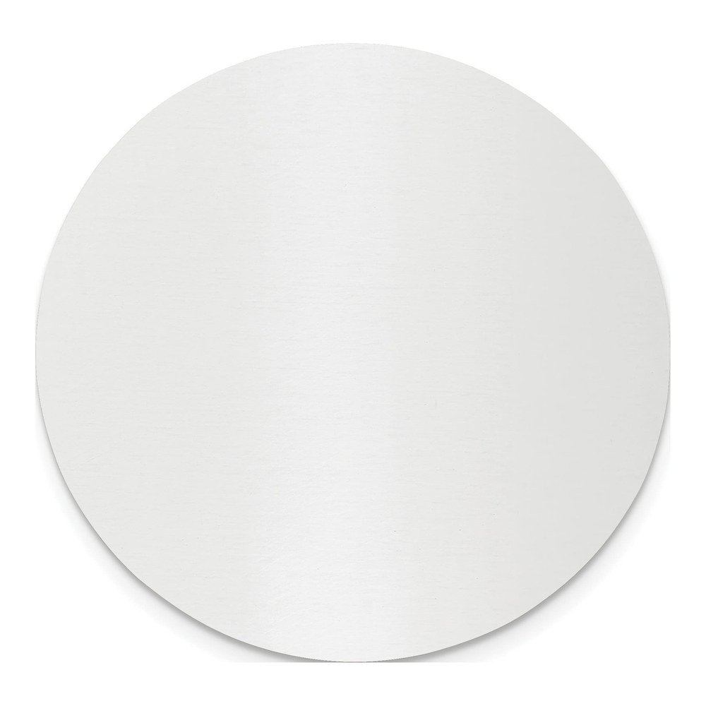 Engravable Round Aluminum Plates, Set of 6