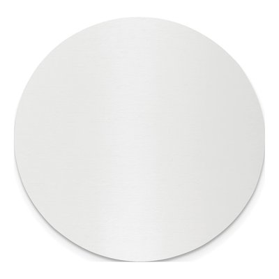 Engravable Round Aluminum Plates, Set of 6