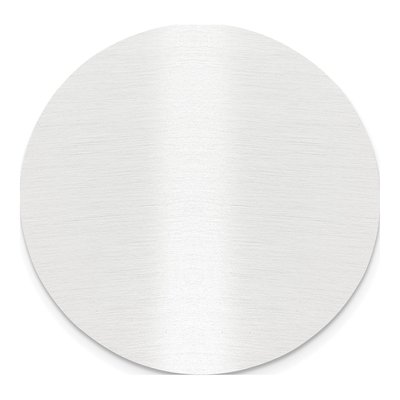 Round Satin Aluminum Plates, Set of 6