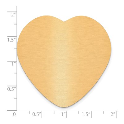Heart Copper Aluminum Plates Set of 6 – view 2