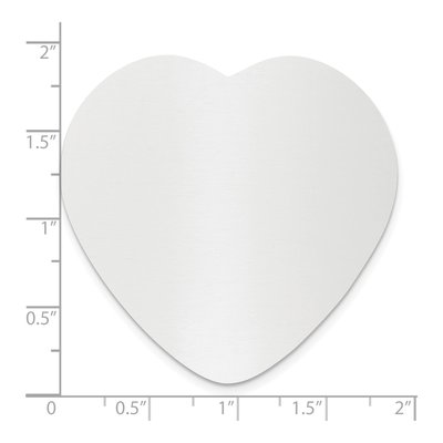 Heart Aluminum Engraving Plates, Set of 6 – view 2