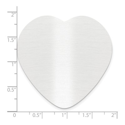Heart Satin Aluminum Plates, Set of 6 – view 2