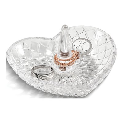 Glass Heart Ring Holder – view 2