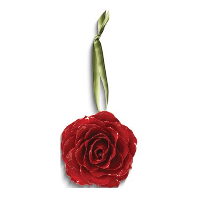 Lacquer Dipped Real Red Rose