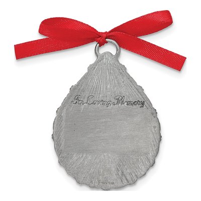 In Loving Memory Teardrop Memorial Ornament, Engravable – view 4
