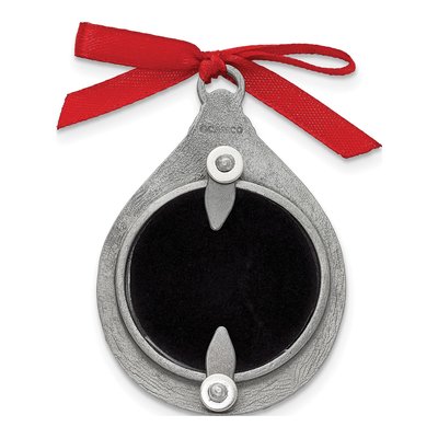 In Loving Memory Pewter Photo Ornament for Him – view 3