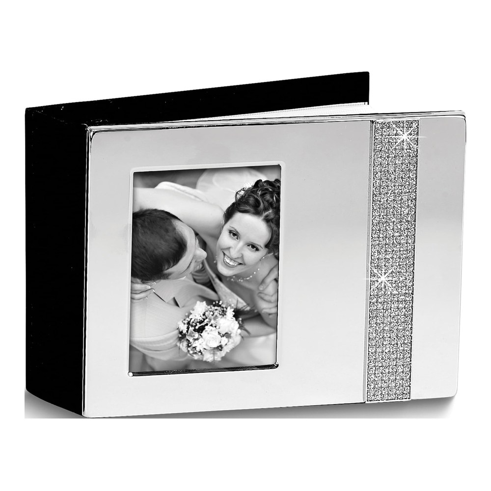 Nickel-Plated (Holds 80- 4X6 Photos) Glitter Photo Album