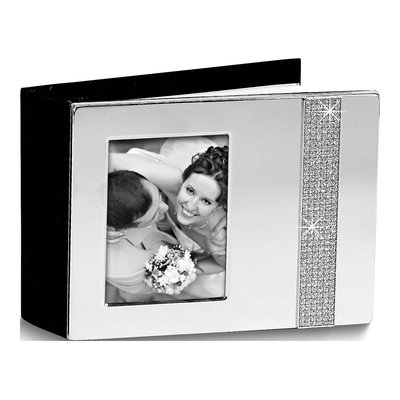 Nickel-Plated (Holds 80- 4X6 Photos) Glitter Photo Album