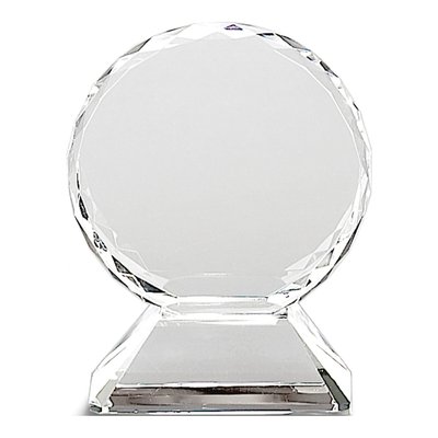 5.75" Optic Glass Trophy Award with Gift Box