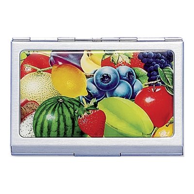Stainless Steel Fruit Design Card Case Gift