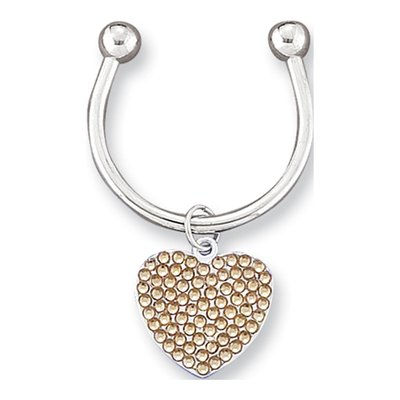 Yellow Crystal Key Ring
