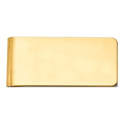 Men's Gold-Tone Engravable Money Clip