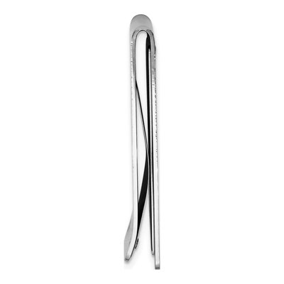 Men's Black Faux Leather Silver-tone Money Clip – view 2