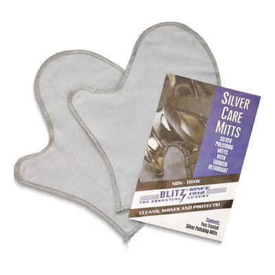 Blitz Silver Shine Polishing Mitts, Set of 2