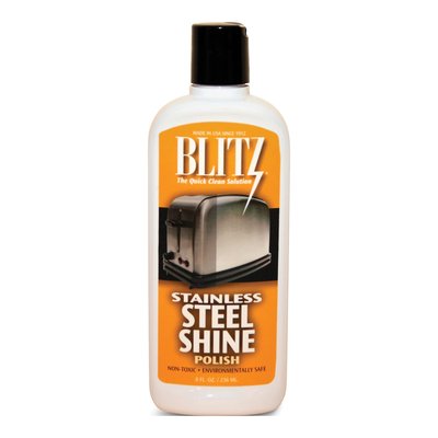 Blitz 8Oz Stainless Steel Liquid Polish Bottle