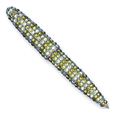 Green Crystal Accent Pen