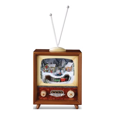 Lighted Musical TV with Revolving Train