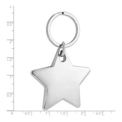 Engravable Star Key Ring – view 3
