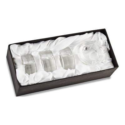 Cassini Crystal Heart Napkin Rings, Set of 4 – view 2