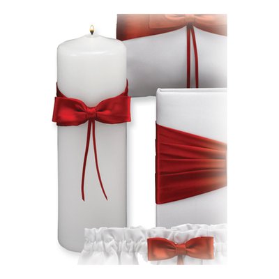 Red Lasting Radiance Unity Candle
