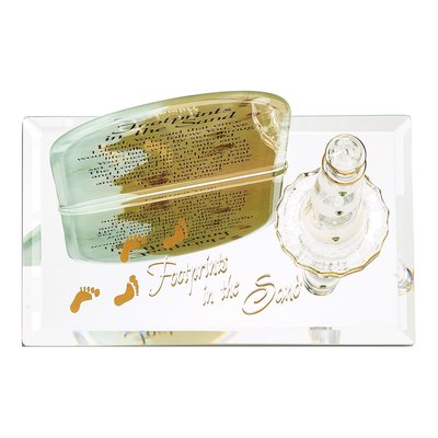 Glass Baron Footprints In The Sand Lighthouse Figurine – view 3