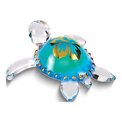 Aloha Sea Turtle Handcrafted Glass Figurine – view 2